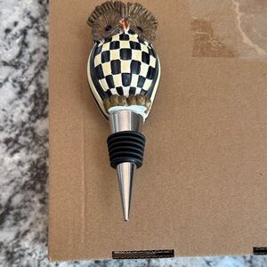 Mackenzie-Childs Owl Wine Bottle Stopper